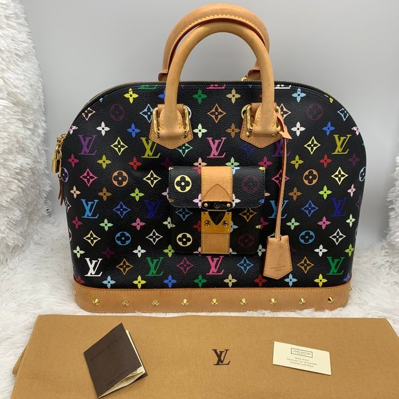 ❌SOLD❌ Louis Vuitton Multicolore Alma GM Black bag - Picture 2 of 13